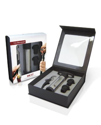 Set tirbuson, pompa de vidare si dopuri - VIN BOUQUET